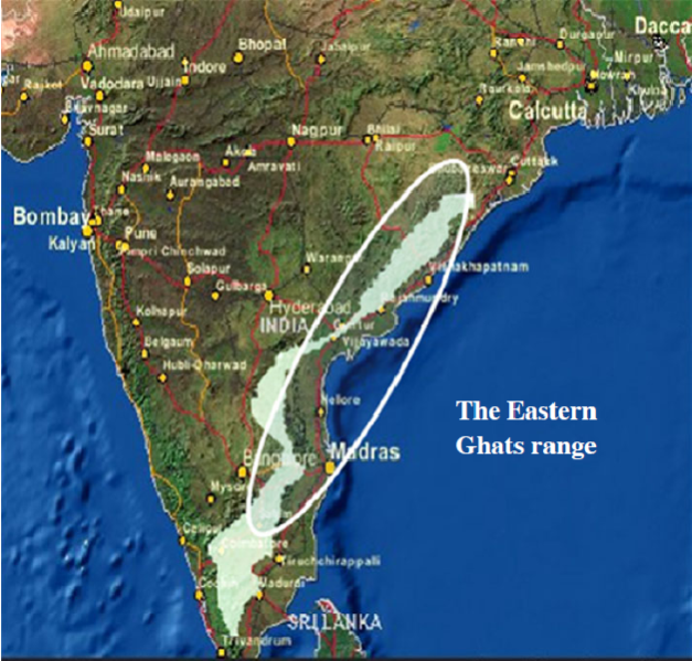 The Eastern Ghats in India